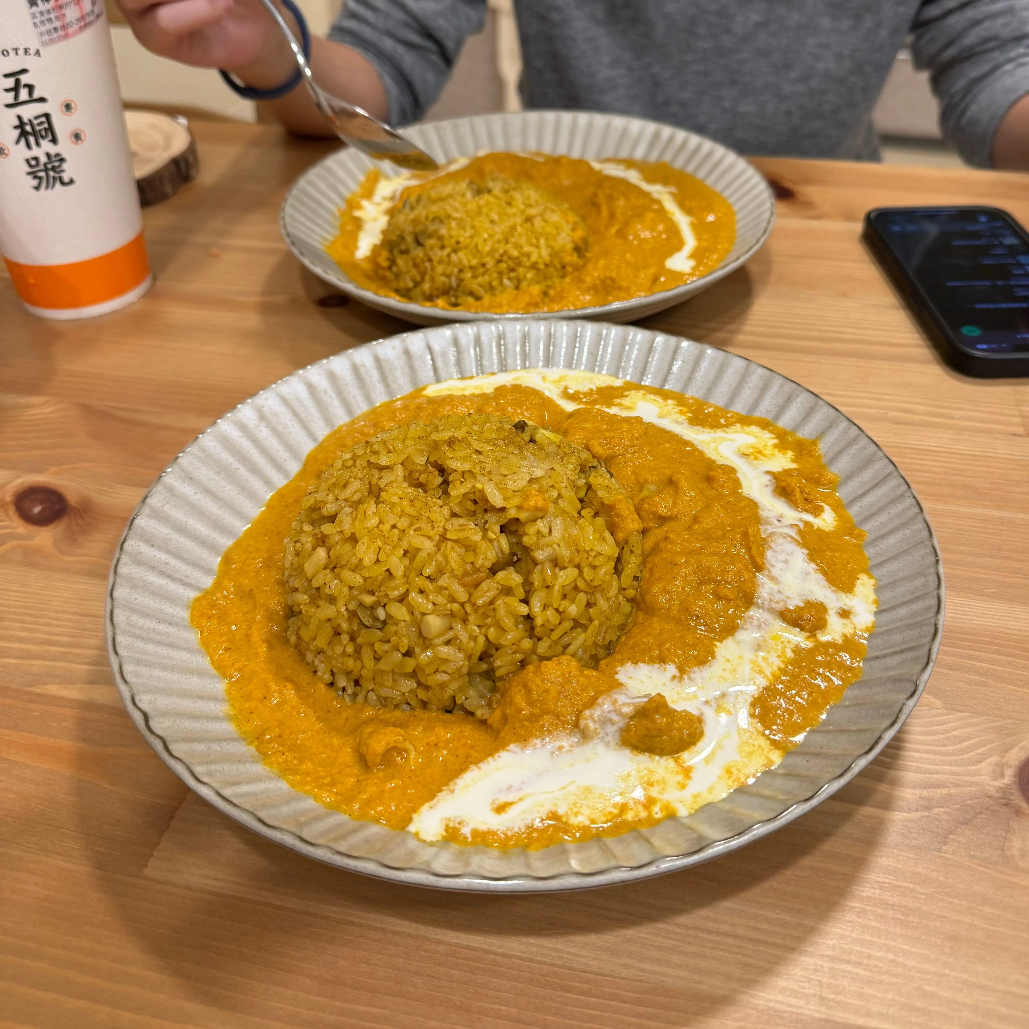 印度咖哩雞佐香料飯
