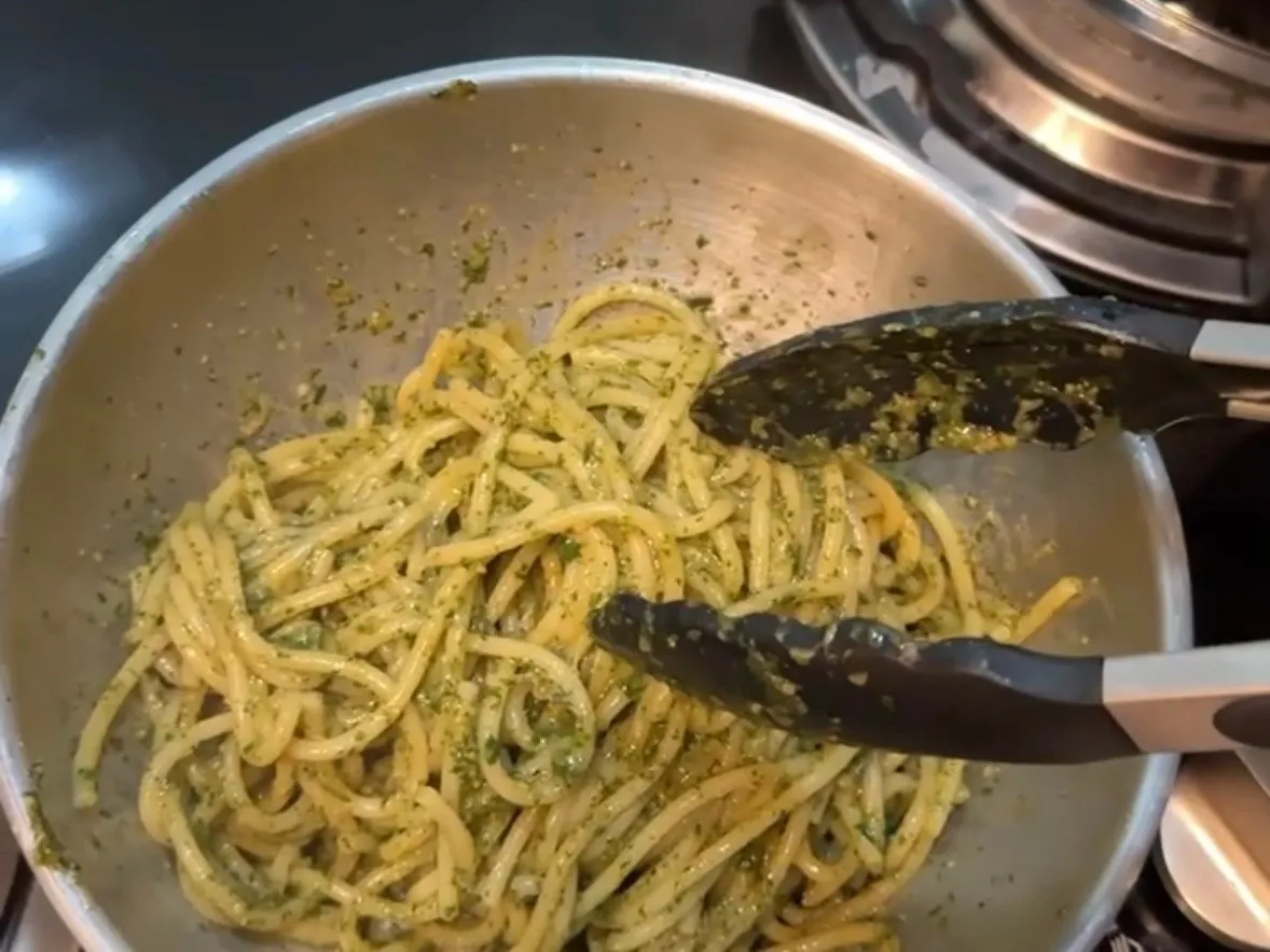 台式青醬義大利麵 照片 2